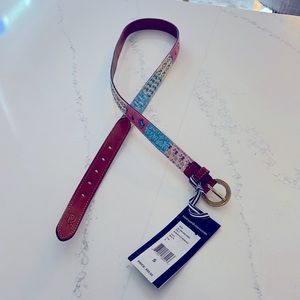 Vineyard vines NWT small patchwork belt